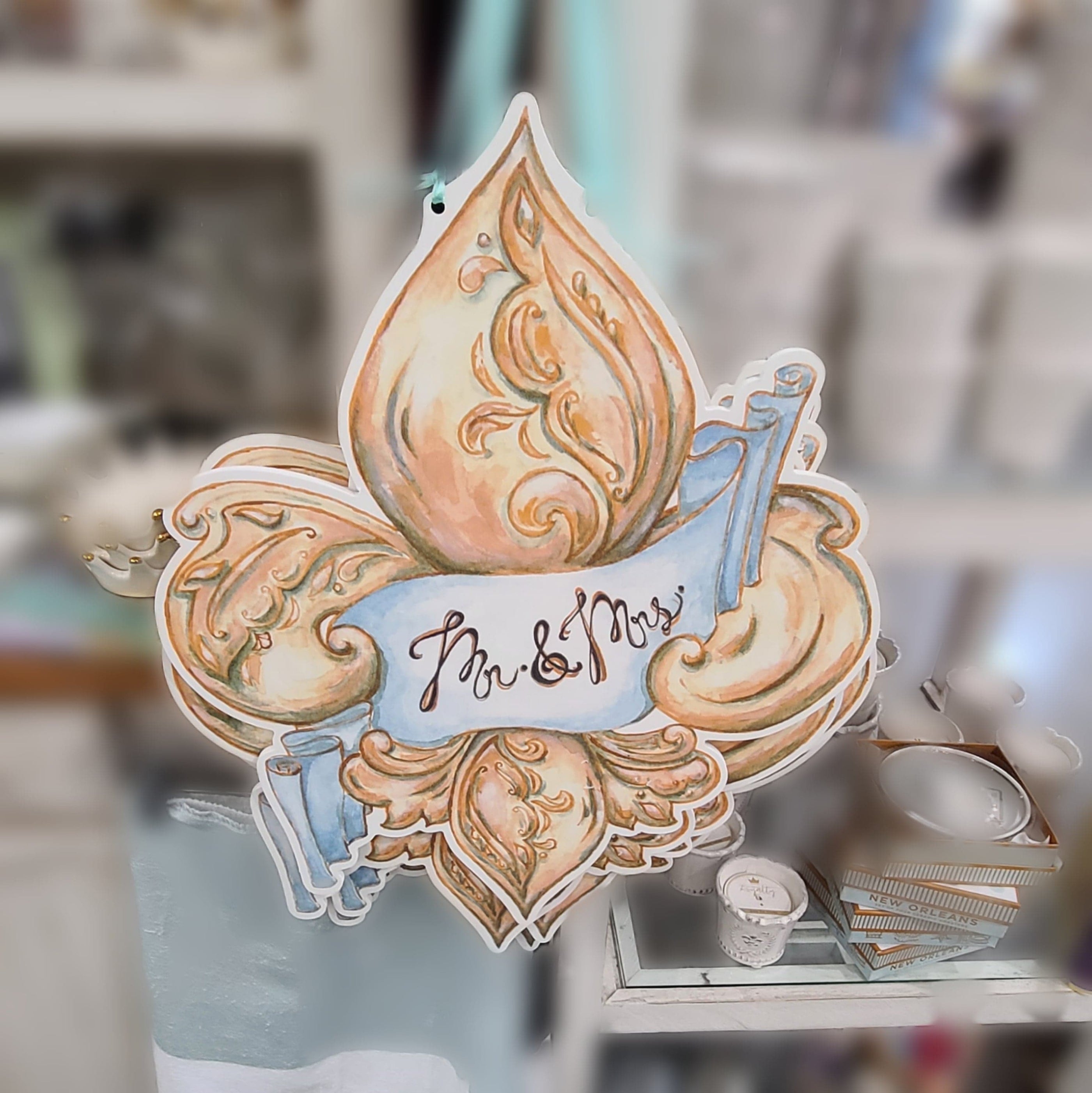 Michelle's Art Box Wedding FDL Door Hanger - Little Miss Muffin Children & Home