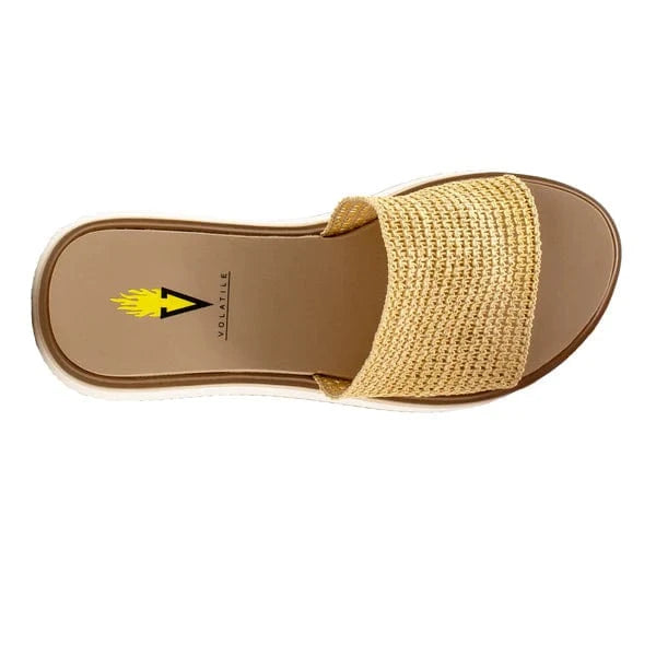 Volatile Raffia Volatile Portobello Woven Raffia Sandal in Natural | Little Miss Muffin ...