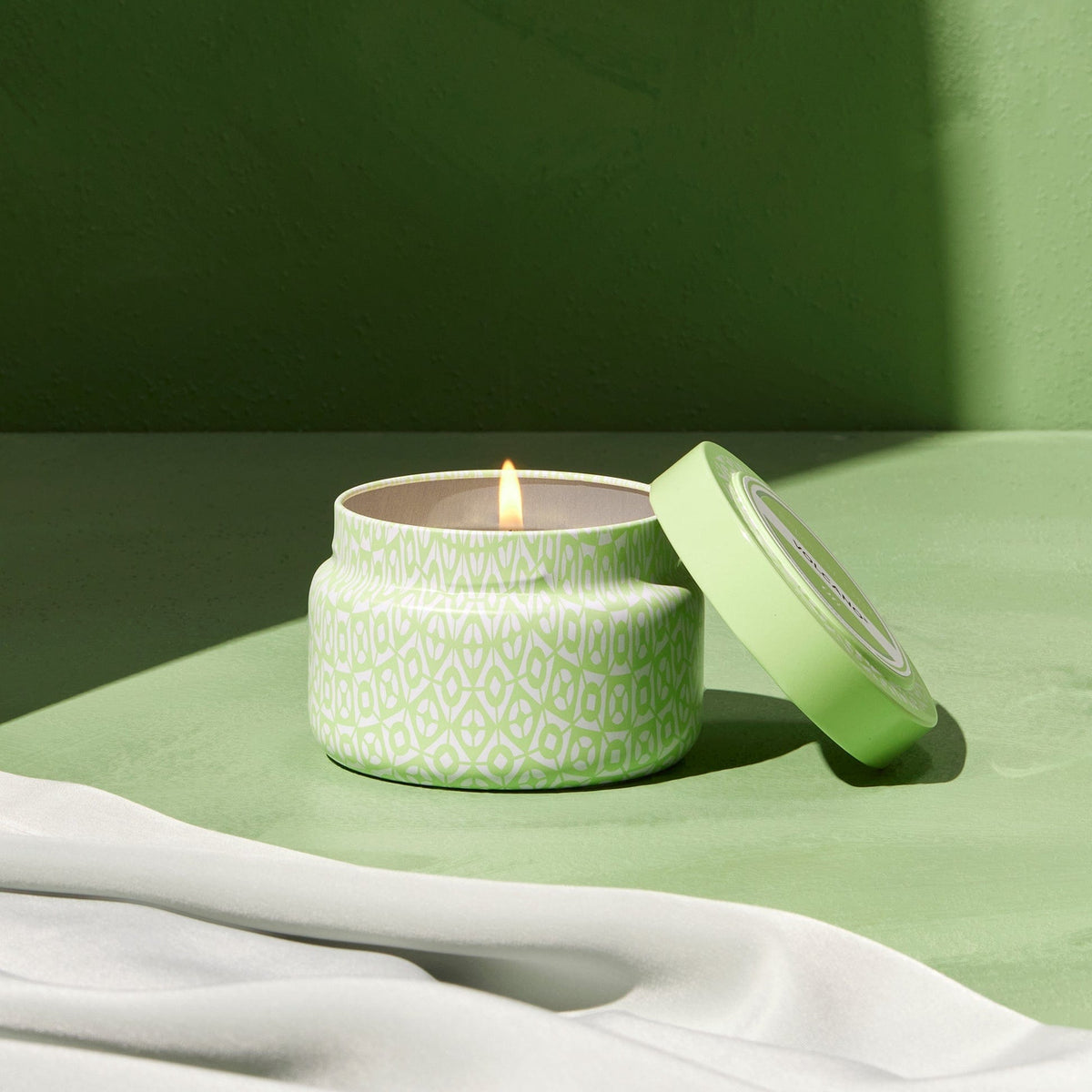 Capri Blue Capri Blue Volcano Iced Matcha Travel Tin Candles, Available in 2 Sizes - Little Miss Muffin Children & Home