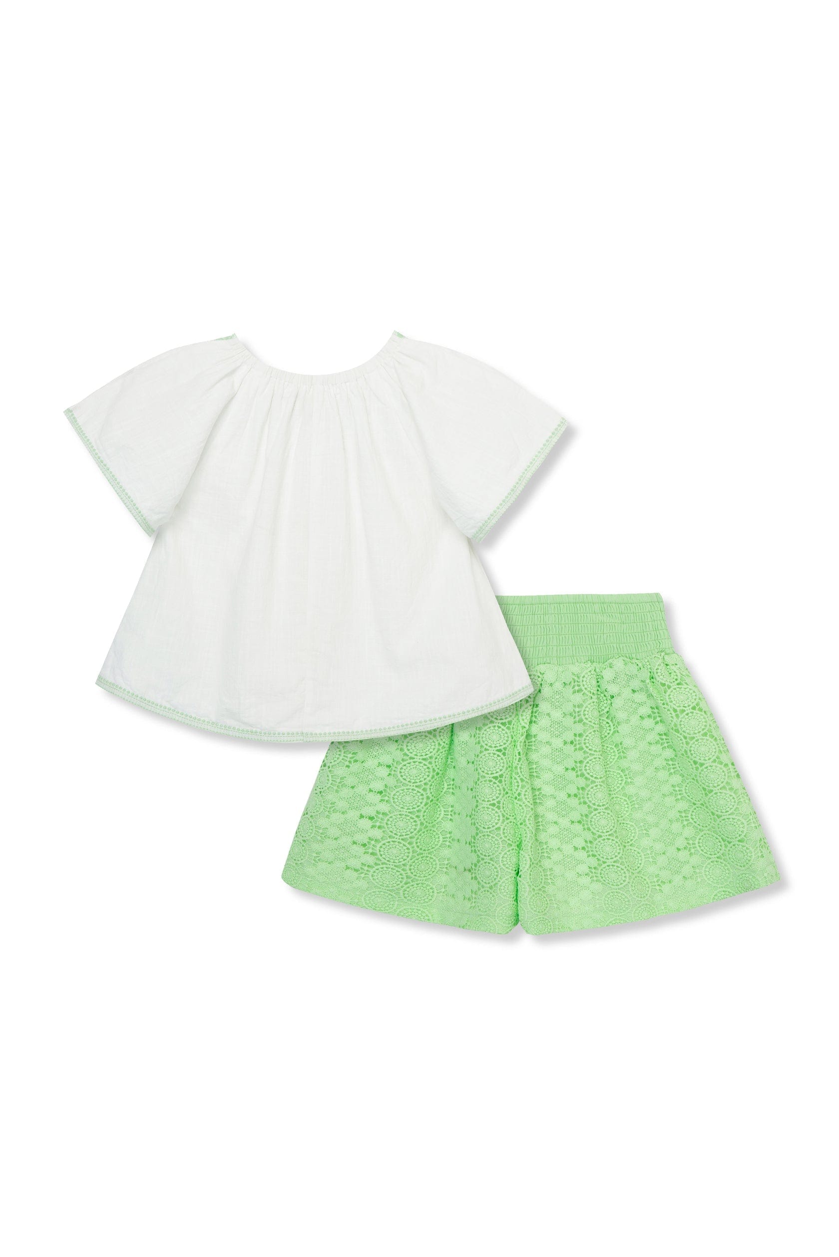 Peek Kids Peek Kids Gauze & Lace Short Set - Little Miss Muffin Children & Home