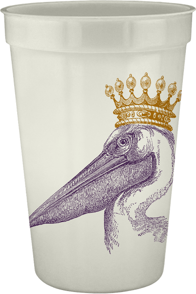 queen pelican plastic to go cup