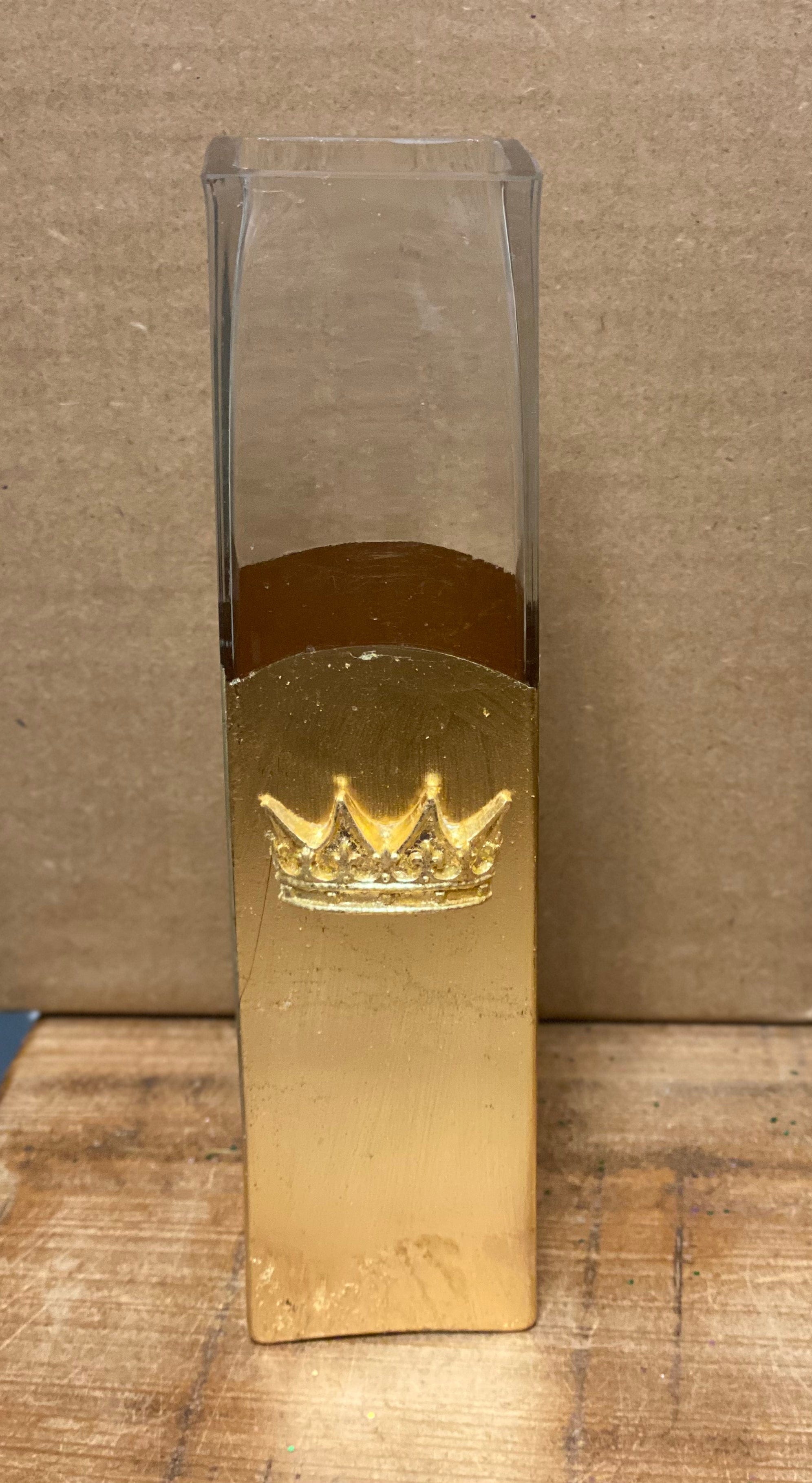 Susan Lange Designs Susan Lange Designs Square Bud Vase Queen Crown - Little Miss Muffin Children & Home