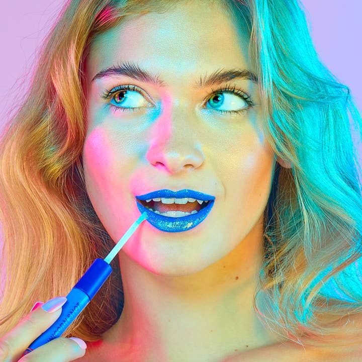 Quiet Riot 2in1 Blue-Dream Glitter Lip Duo Lip Paint