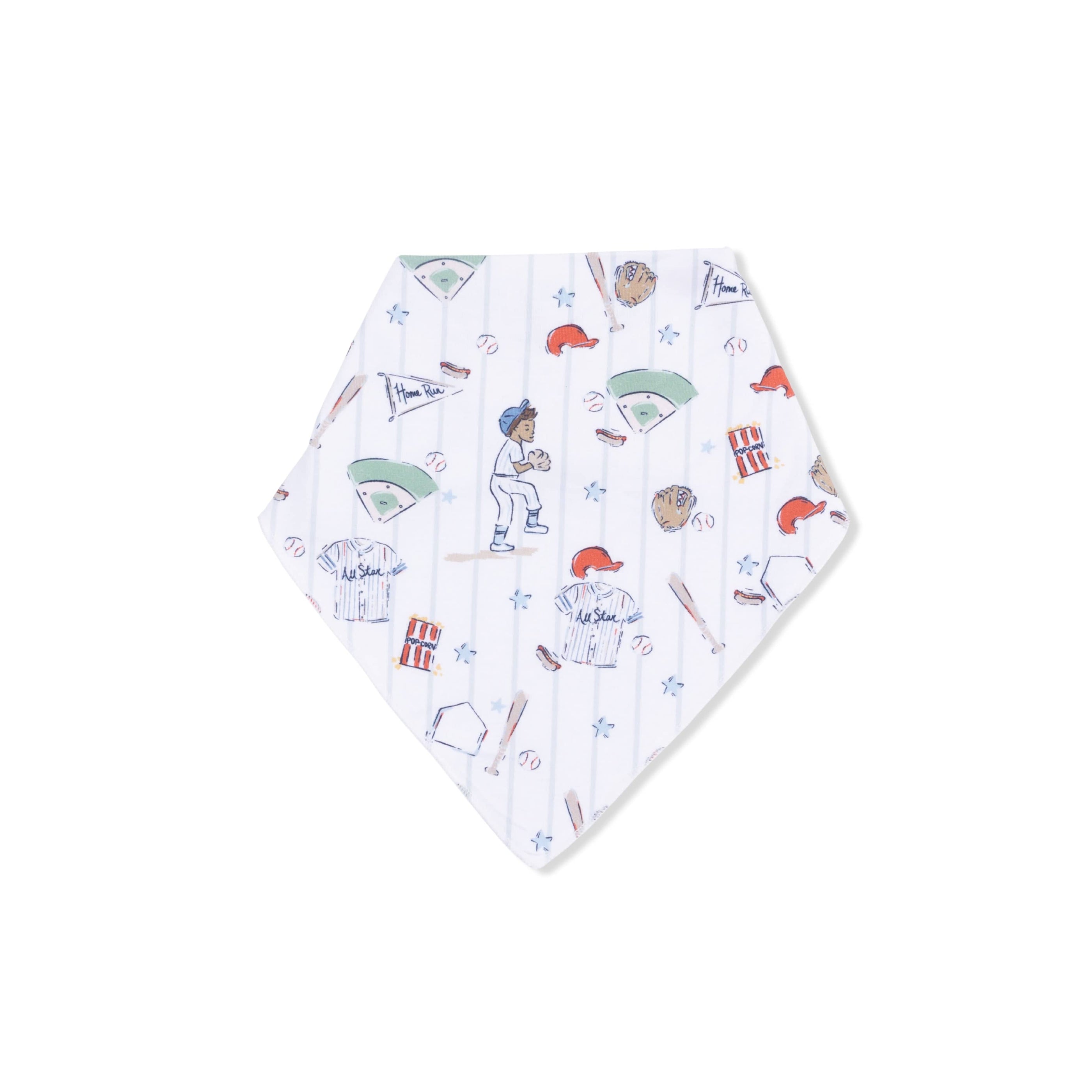 Home Run Baseball Bandana Bib