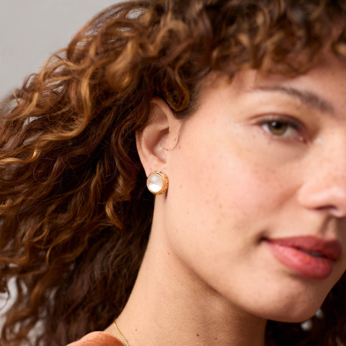 Julie Vos Rainbow Stud Iridescent Clear Crystal OS - Little Miss Muffin Children & Home