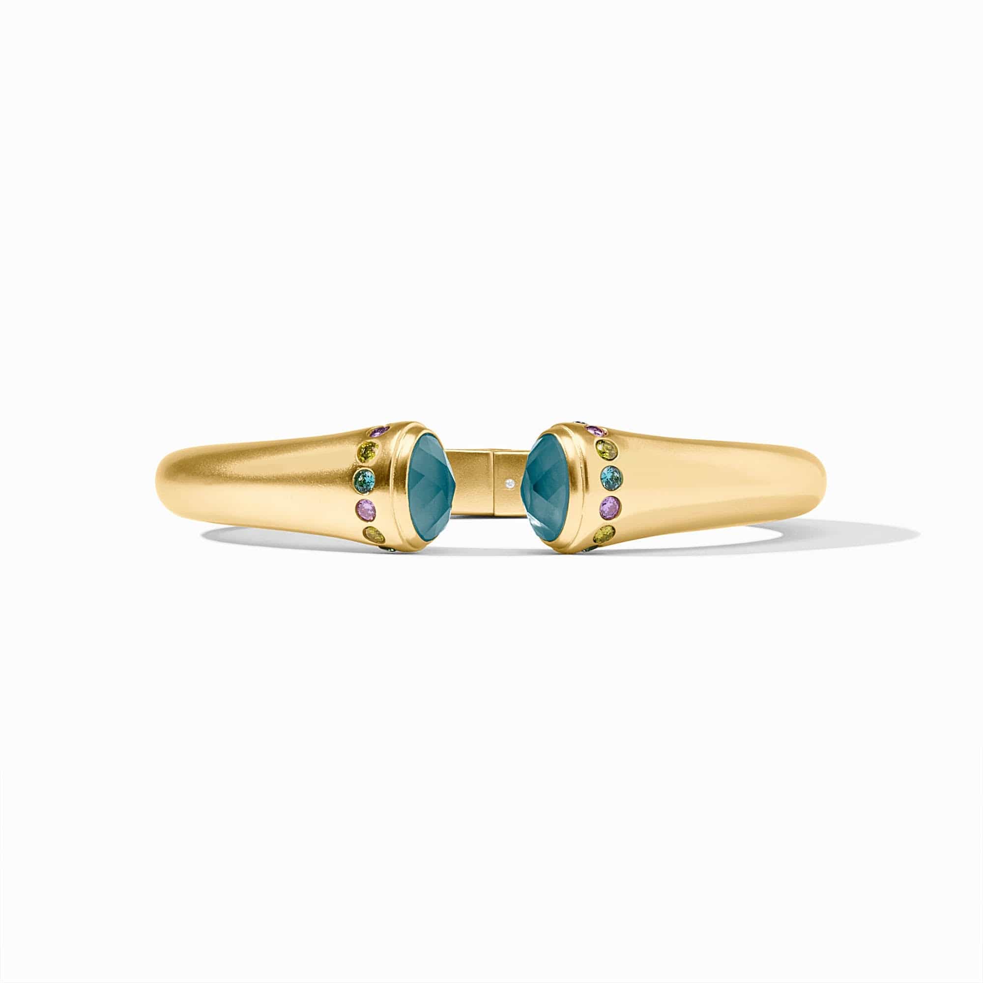 Rainbow Demi Cuff with Iridescent Montana Blue