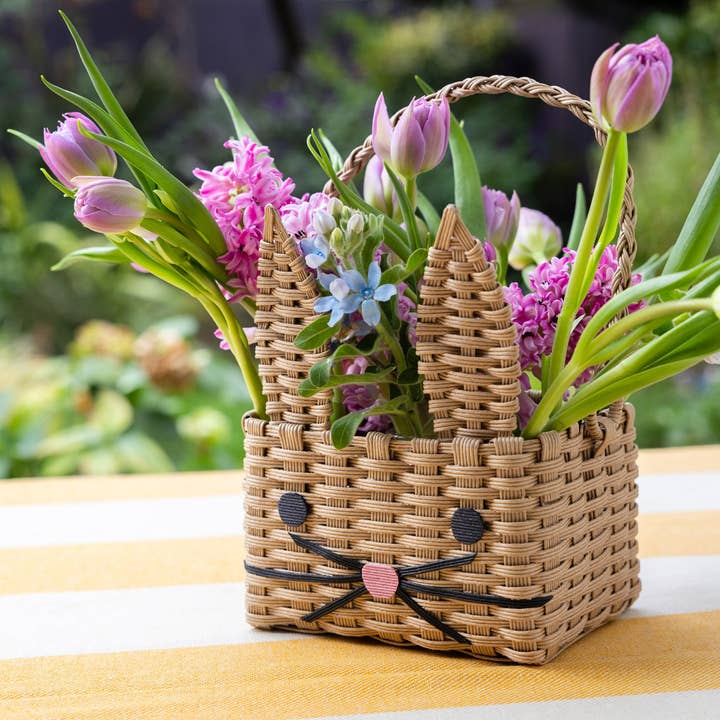 Recycled Paper Bunny Shaped Basket