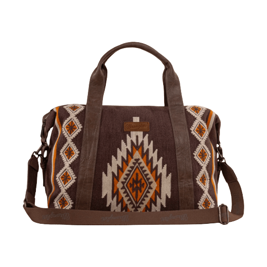 Coffee Wrangler Southwestern Print Duffle Bag