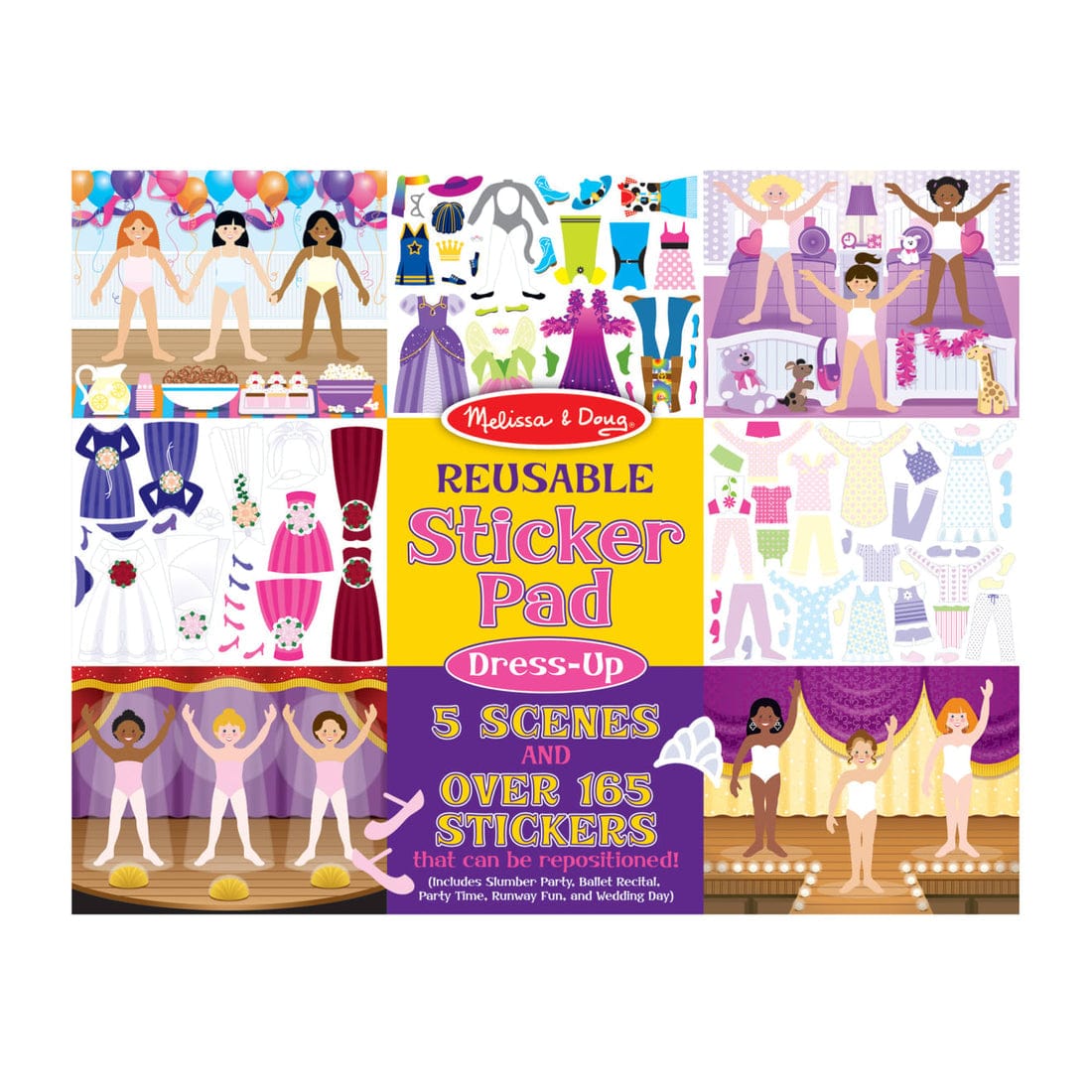 Melissa & Doug Melissa & Doug Dress-Up Reusable Sticker Pad - Little Miss Muffin Children & Home