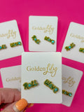 Golden Lily Golden Lily ROLL WAVE Stud Earrings - Little Miss Muffin Children & Home