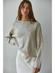 light weight grey sweater for women