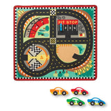 Melissa & Doug Melissa & Doug Round the Speedway Race Track Rug - Little Miss Muffin Children & Home