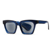 Rylee Transparent Navy Blue Tinted Readers