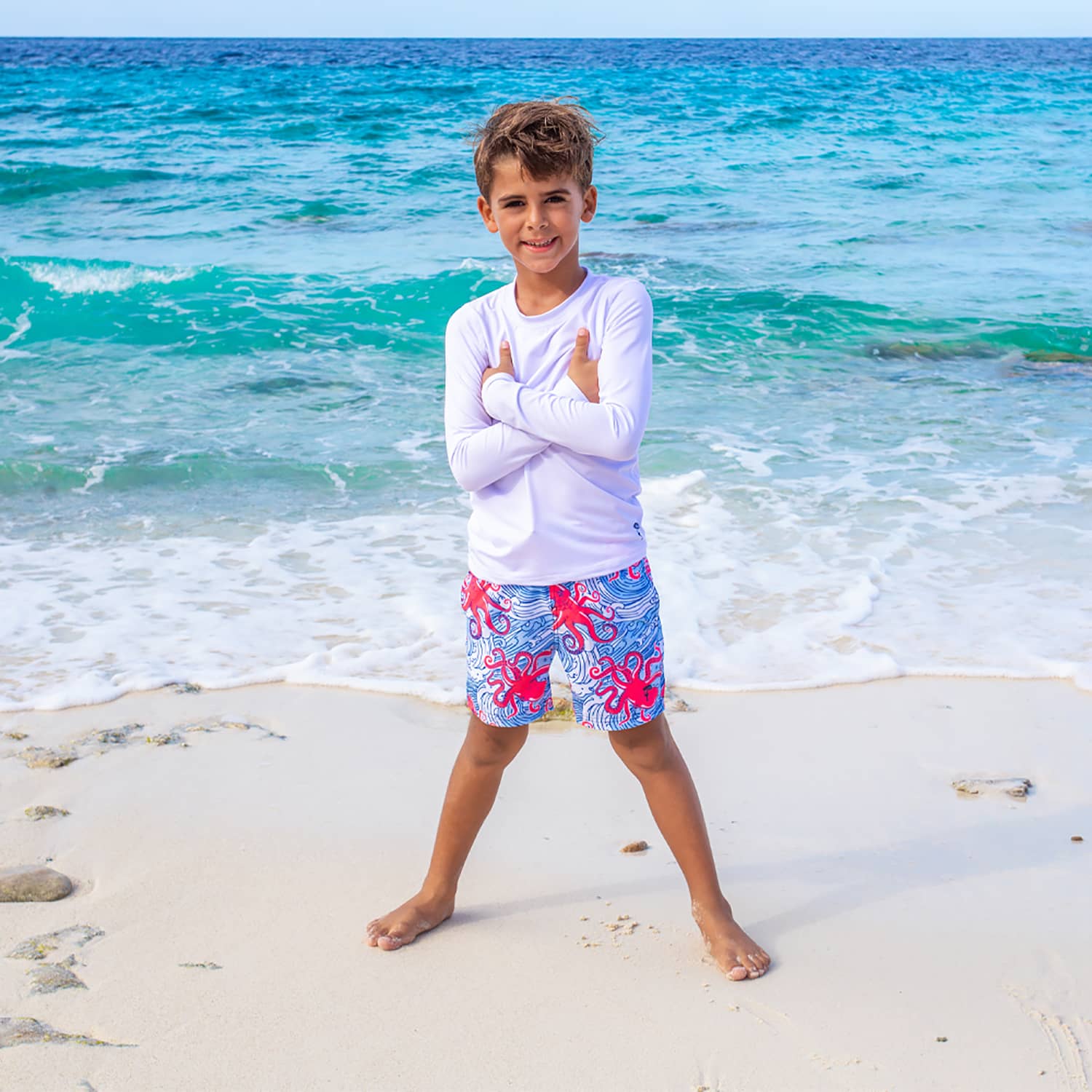 Shade Critters Shade Critters Boys Trunks - Octopus Waves - Little Miss Muffin Children & Home