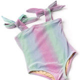Shade Critters Shade Critters Ocean Ombre Girls Shimmer Bunny Tie One Piece Swimsuit - Little Miss Muffin Children & Home