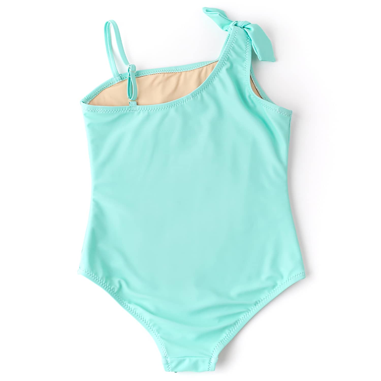 Shade Critters Shade Critters Mint Shells Girls Flip Sequin One Shoulder One Piece Swimsuit - Little Miss Muffin Children & Home