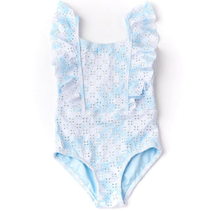 Shade Critters Shade Critters Eyelet Ruffle One-Piece - Little Miss Muffin Children & Home