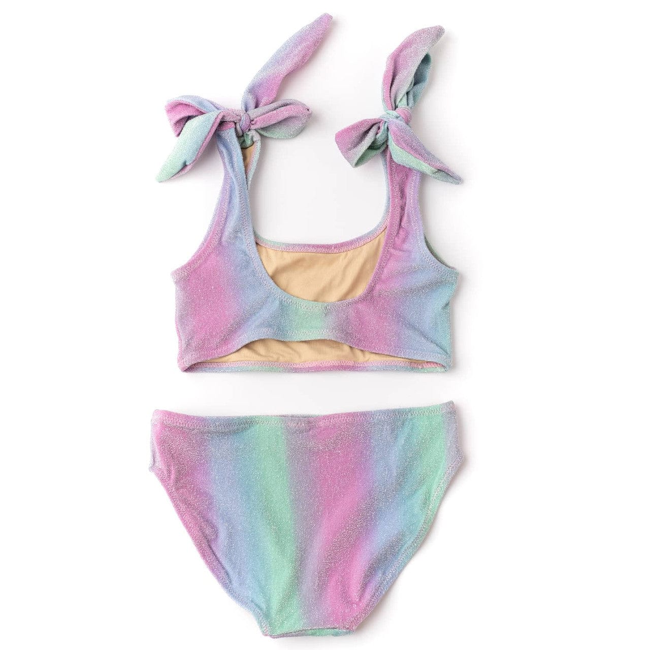 Shade Critters Shade Critters Shimmer Bunny One Shoulder Tie Swimsuit - Ocean Ombre - Little Miss Muffin Children & Home