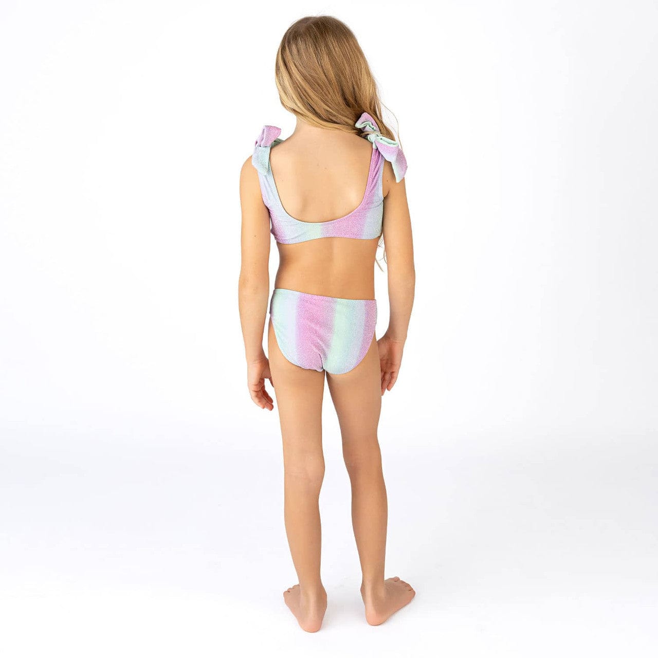 Shade Critters Shade Critters Shimmer Bunny One Shoulder Tie Swimsuit - Ocean Ombre - Little Miss Muffin Children & Home