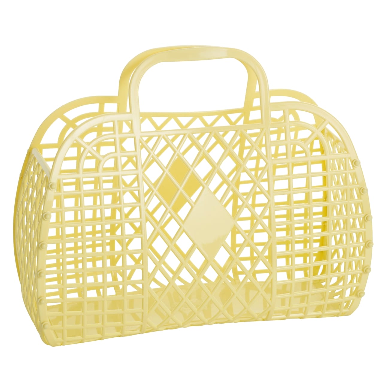 Retro Basket Jelly Bag in Primrose Yellow