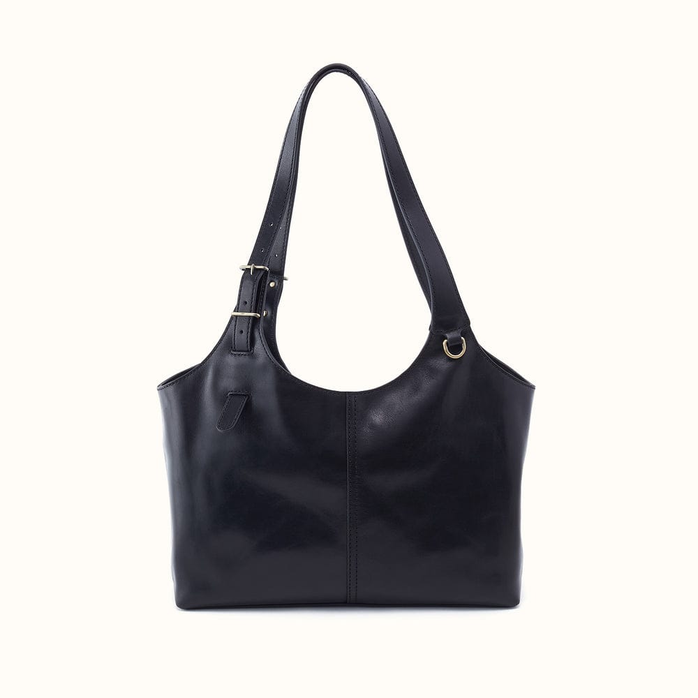 Atlas Tote Patina Leather - Black
