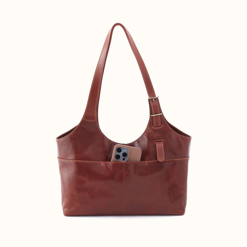Atlas Tote Patina Leather - Pecan Ridge