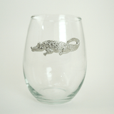 Pewter Graphics Pewter Graphics GOBWAL Alligator Wine Glass - Little Miss Muffin Children & Home