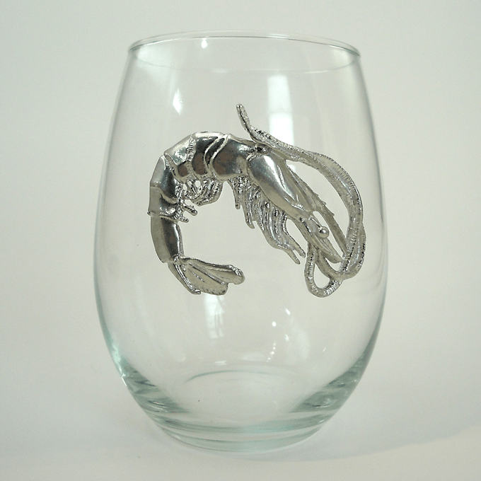 Pewter Graphics Pewter Graphics SL21SH Shrimp Stemless Goblet 21oz - Little Miss Muffin Children & Home