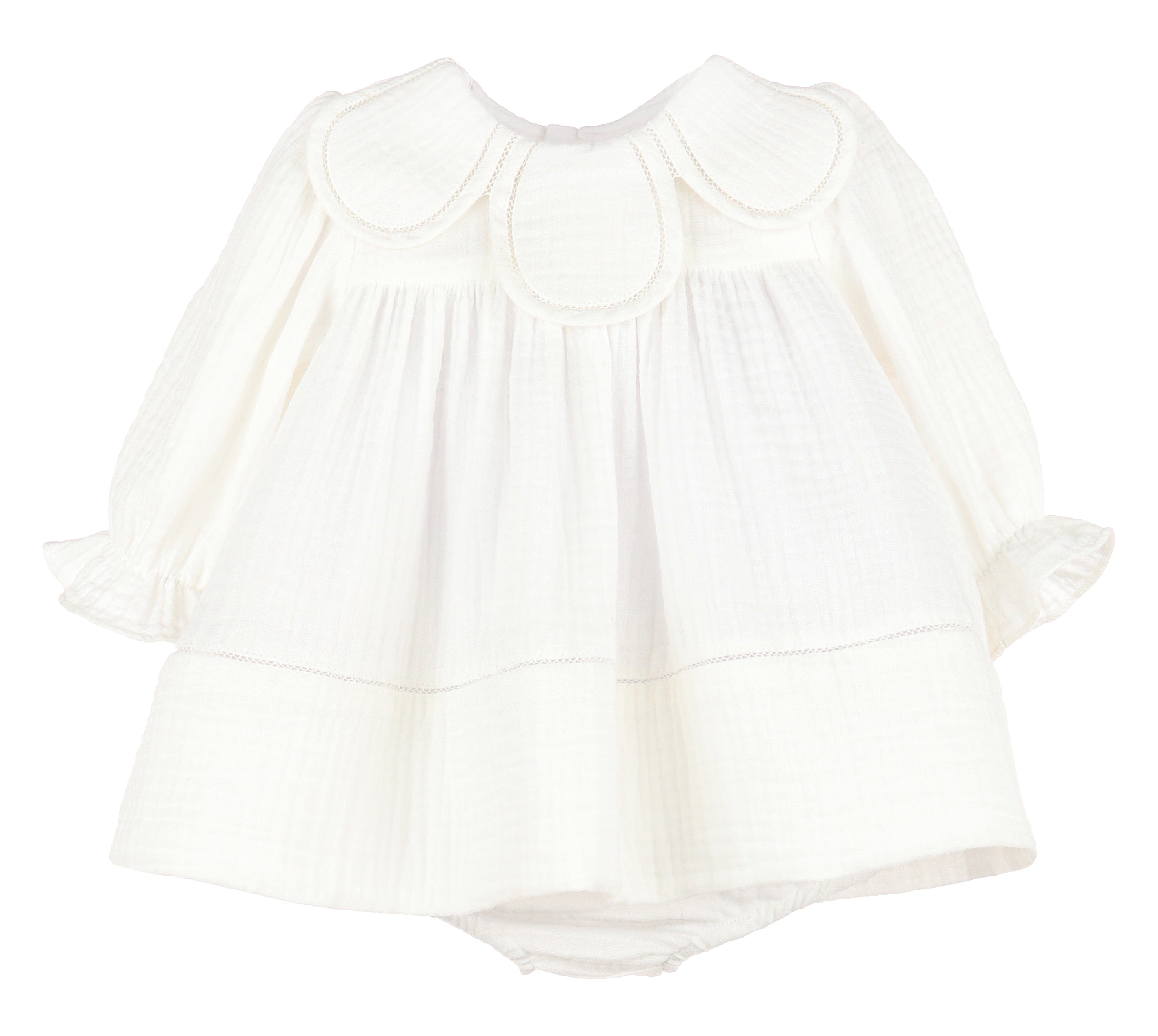 Casero & Associates Sophie & Lucas Cuddle Cotton Petal Float Dress - Little Miss Muffin Children & Home