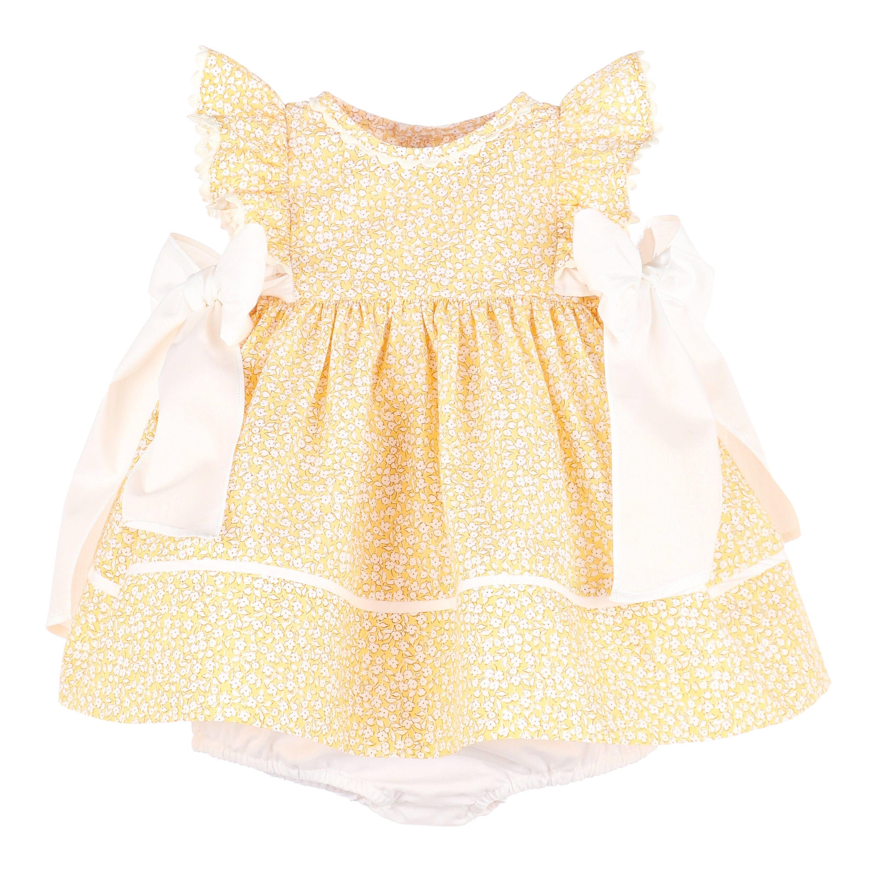 Casero & Associates Casero & Associates New Classic's Dress with Bows - Little Miss Muffin Children & Home