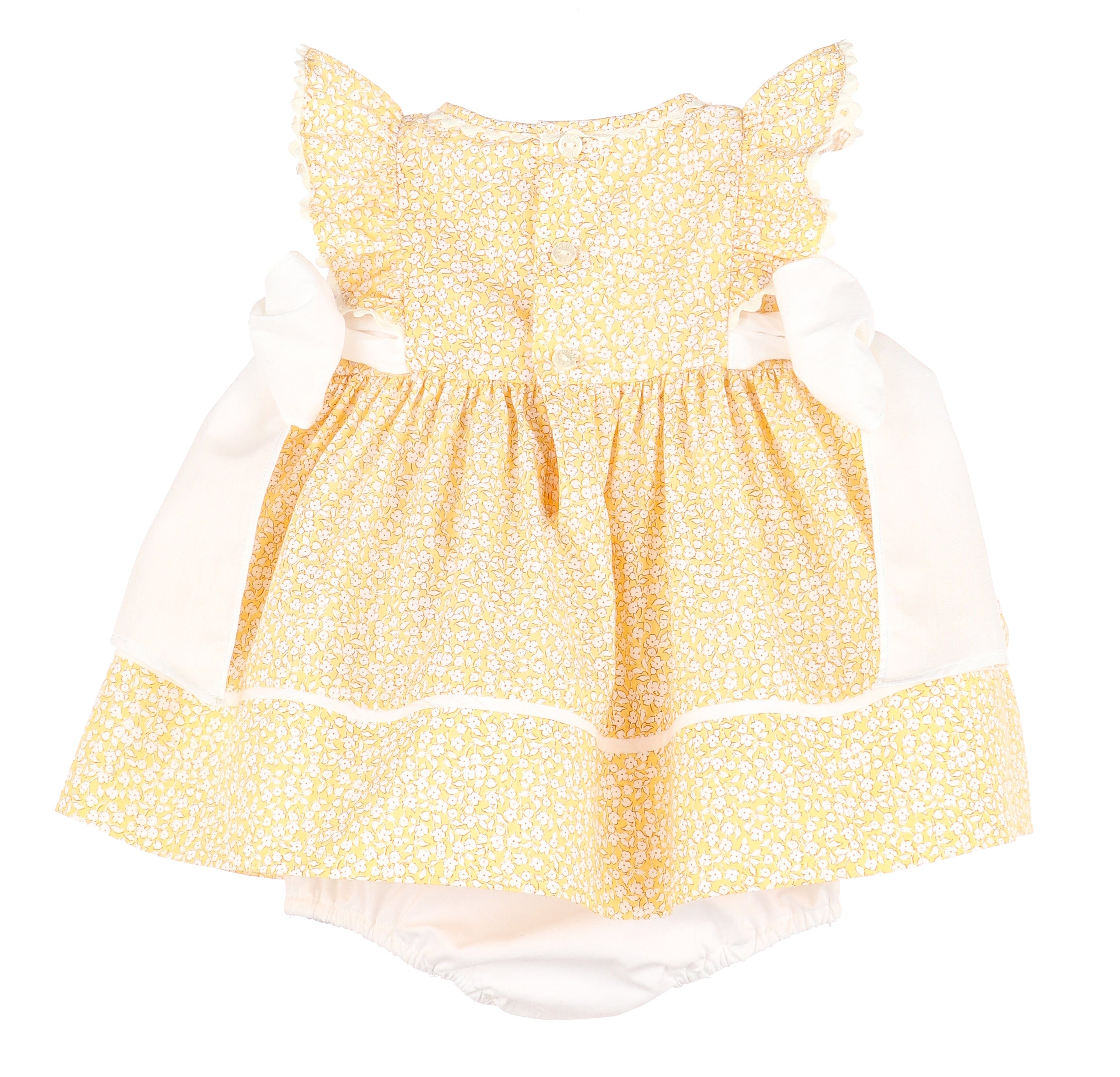 Casero & Associates Casero & Associates New Classic's Dress with Bows - Little Miss Muffin Children & Home