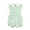 Casero & Associates Casero & Associates Poplin Classics OG Overall Set, Green - Little Miss Muffin Children & Home