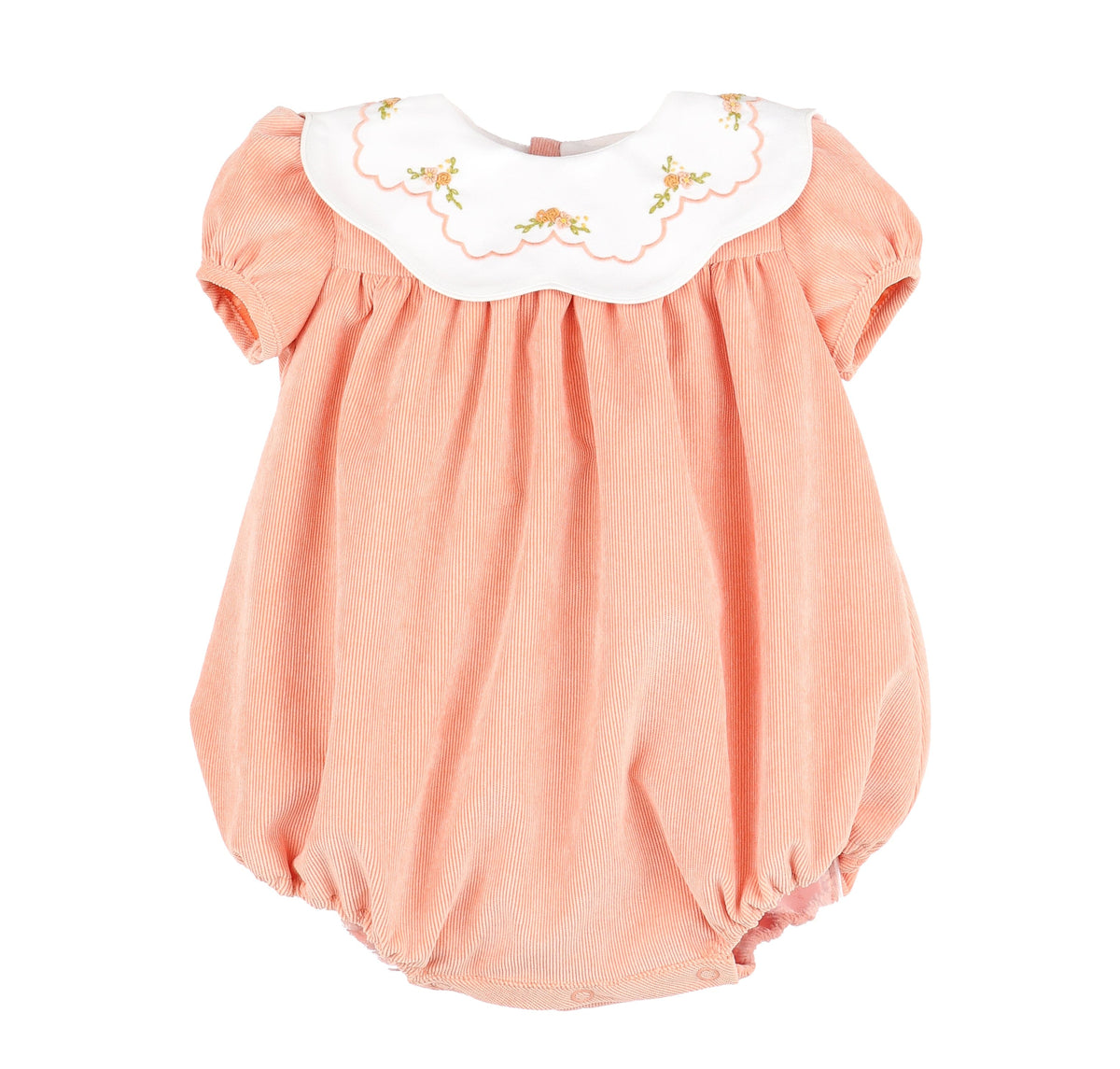 Casero & Associates Pumpkin Cord Scallop Bubble, Orange - Little Miss Muffin Children & Home