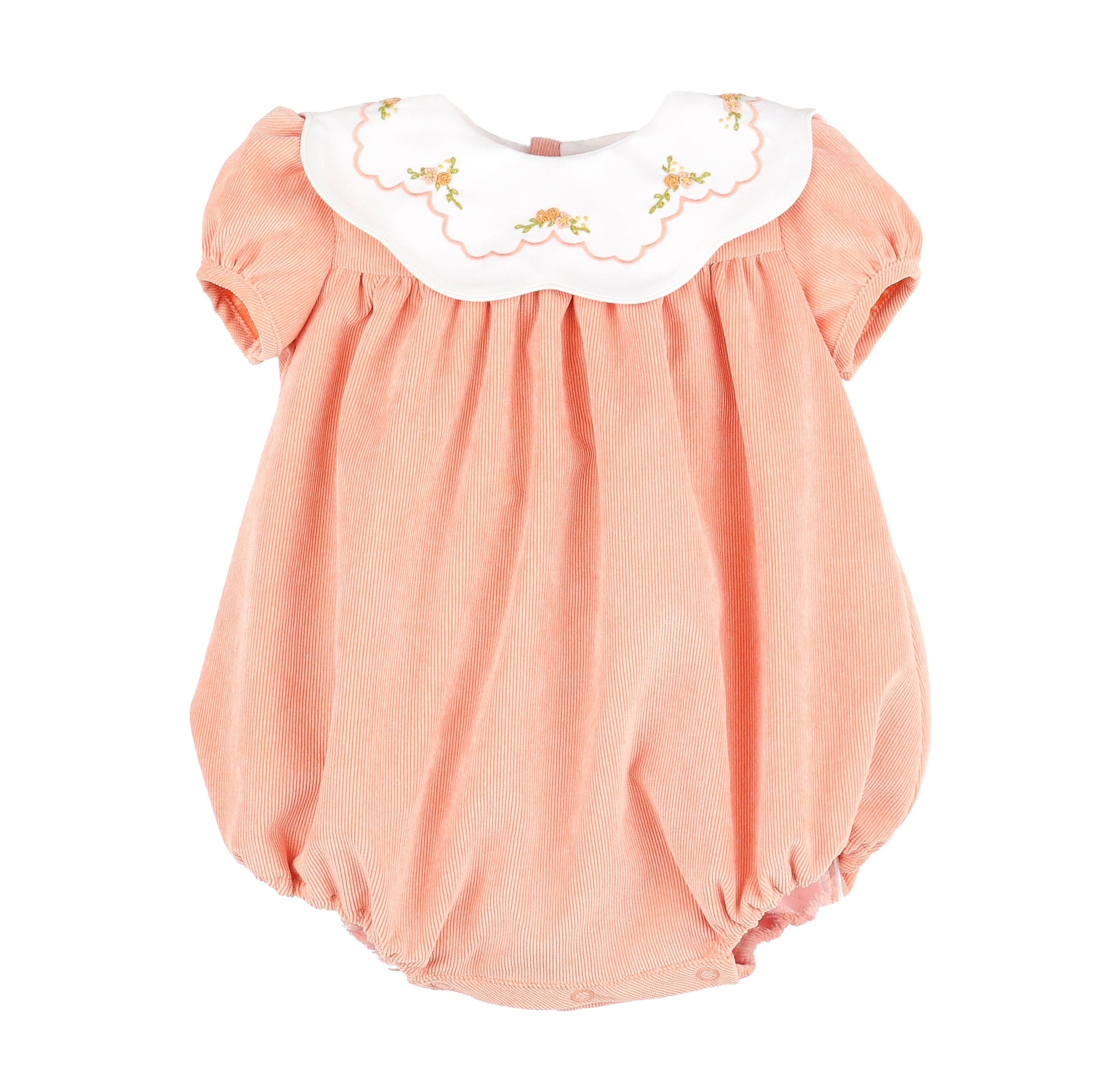 Casero & Associates Pumpkin Cord Scallop Bubble, Orange - Little Miss Muffin Children & Home