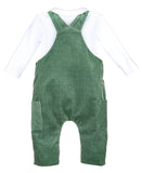 Casero & Associates Bayleaf Cord Overall Set, Green