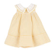 Casero & Associates Casero & Associates Coastal Classics Dress, Yellow - Little Miss Muffin Children & Home