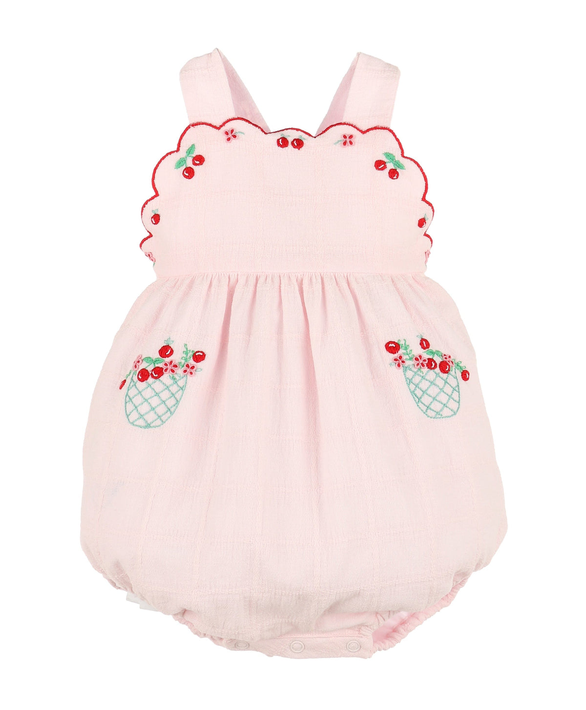 Casero & Associates Casero & Associates Summer Berries Sunsuit, Pink - Little Miss Muffin Children & Home