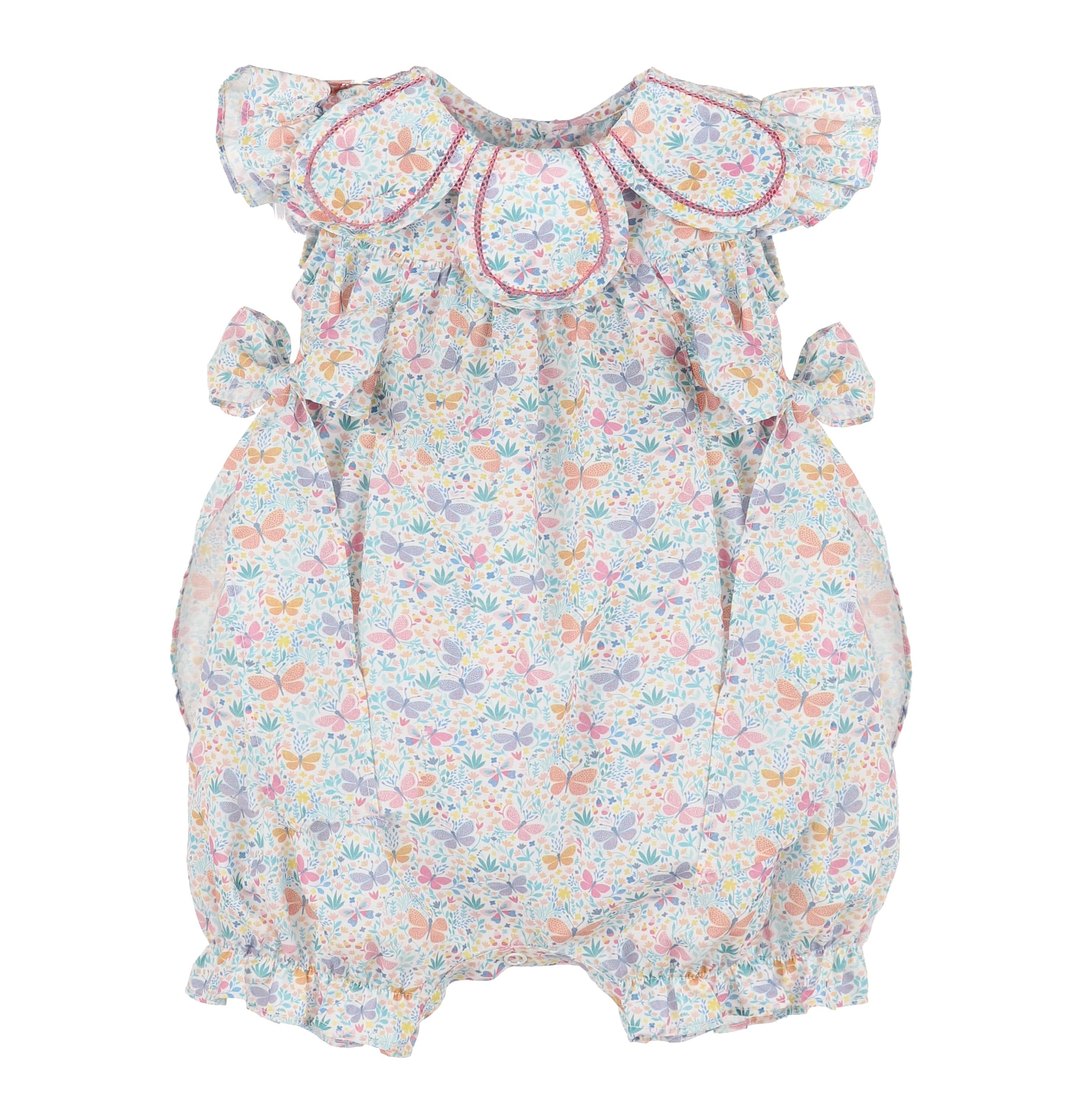Casero & Associates Casero & Associates Butterfly Petal Playsuit, Print - Little Miss Muffin Children & Home