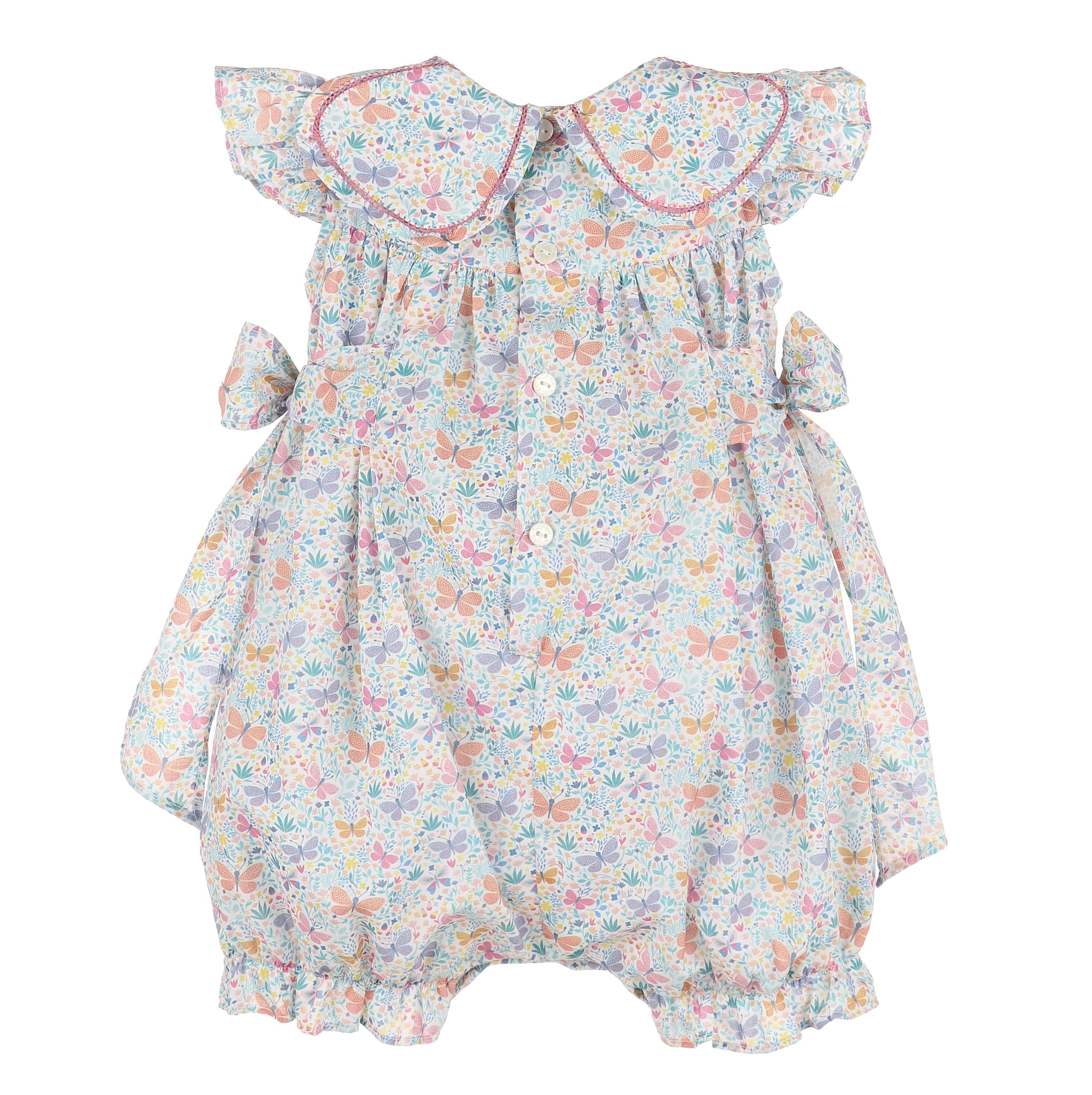 Casero & Associates Casero & Associates Butterfly Petal Playsuit, Print - Little Miss Muffin Children & Home