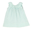 Casero & Associates Casero & Associates Sullivan Stripe Dress, Green - Little Miss Muffin Children & Home