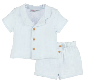 Casero & Associates Cuddle Cotton Boy Club Set, Blue