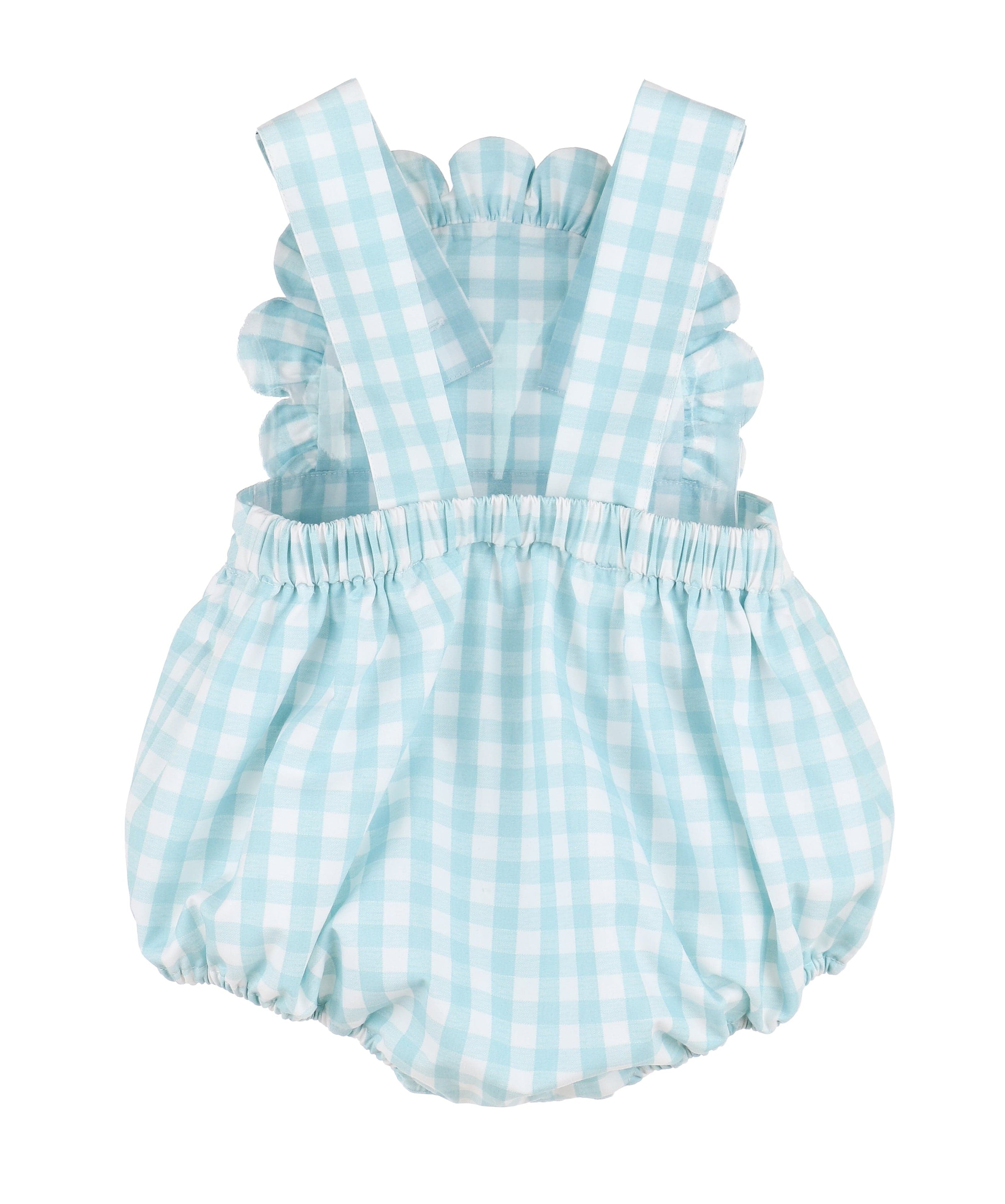 Casero & Associates Casero & Associates Azure Stroller Ruffle Sunsuit, Aqua - Little Miss Muffin Children & Home