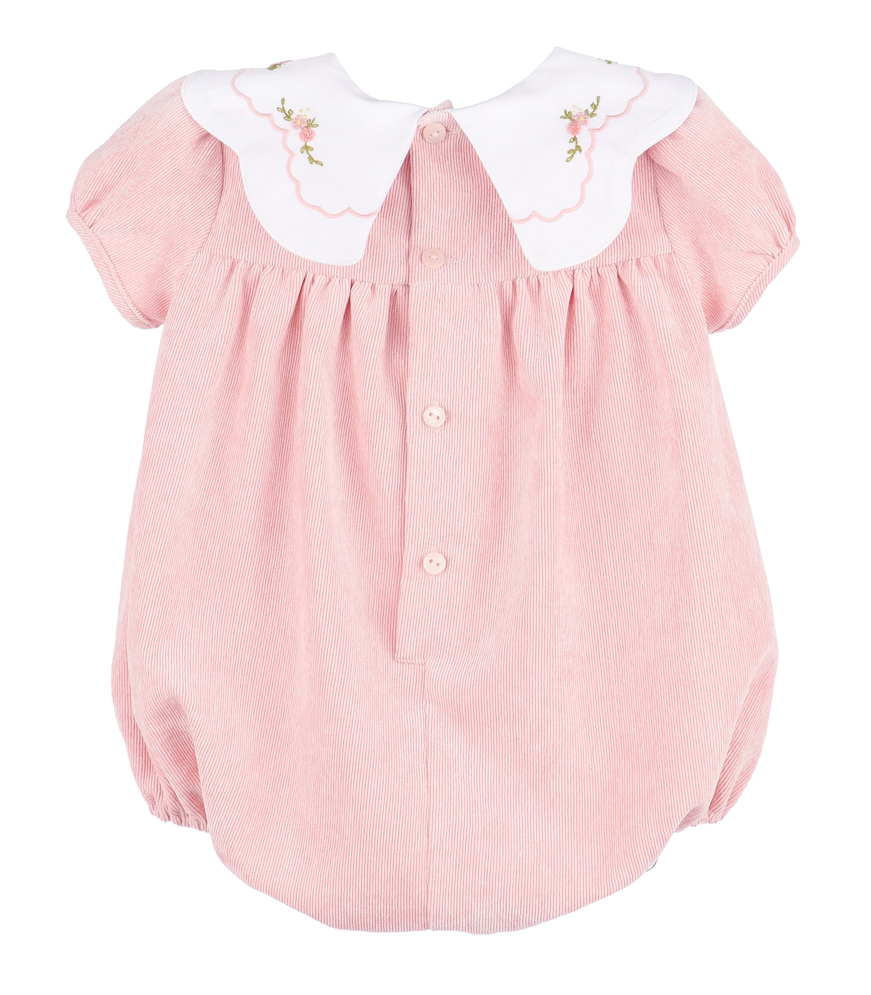 Casero & Associates Pumpkin Cord Scallop Bubble, Pink - Little Miss Muffin Children & Home