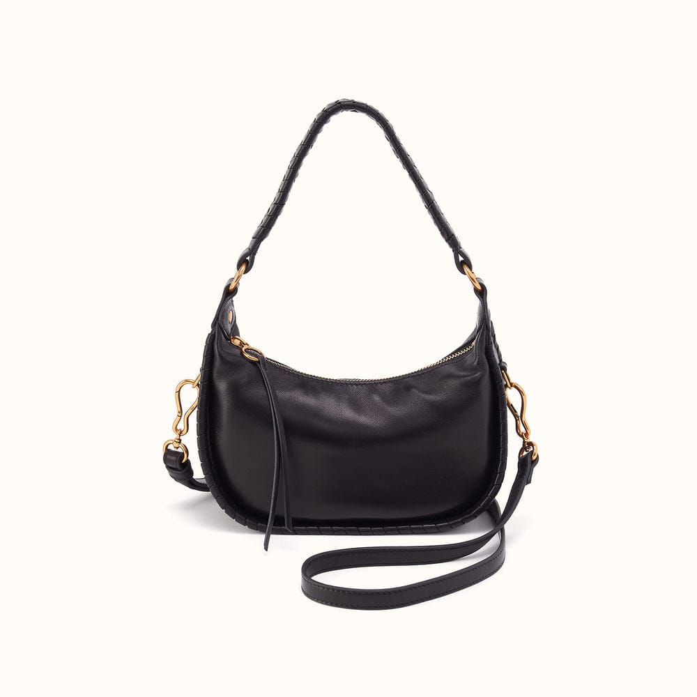 Hobo Small Mia Crescent Hobo Smooth Leather - Black - Little Miss Muffin Children & Home