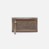 Hobo Hobo Lumen Continental Wallet in Pebbled Metallic Leather - Little Miss Muffin Children & Home