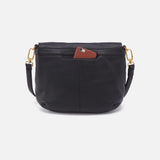 Hobo Fern Foldover Messenger In Pebbled Leather