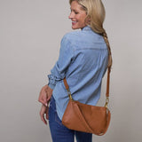 Hobo Advance Shoulder Bag Pebbled Leather