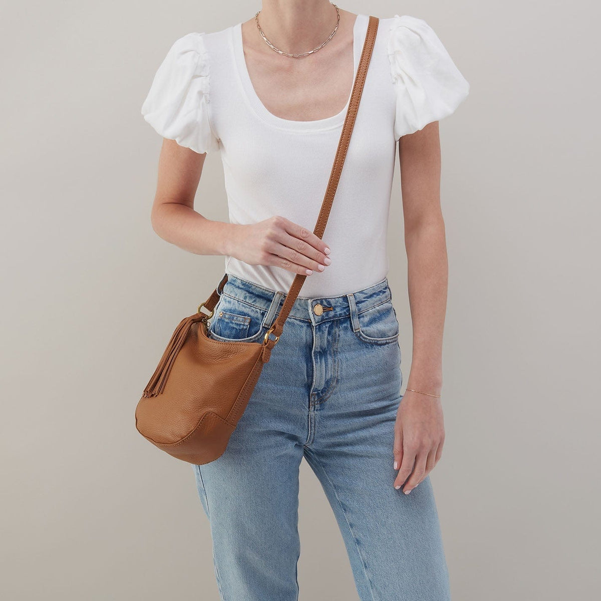 Hobo Hobo Lexi Crossbody in Pebbled Leather in Warm Honey - Little Miss Muffin Children & Home