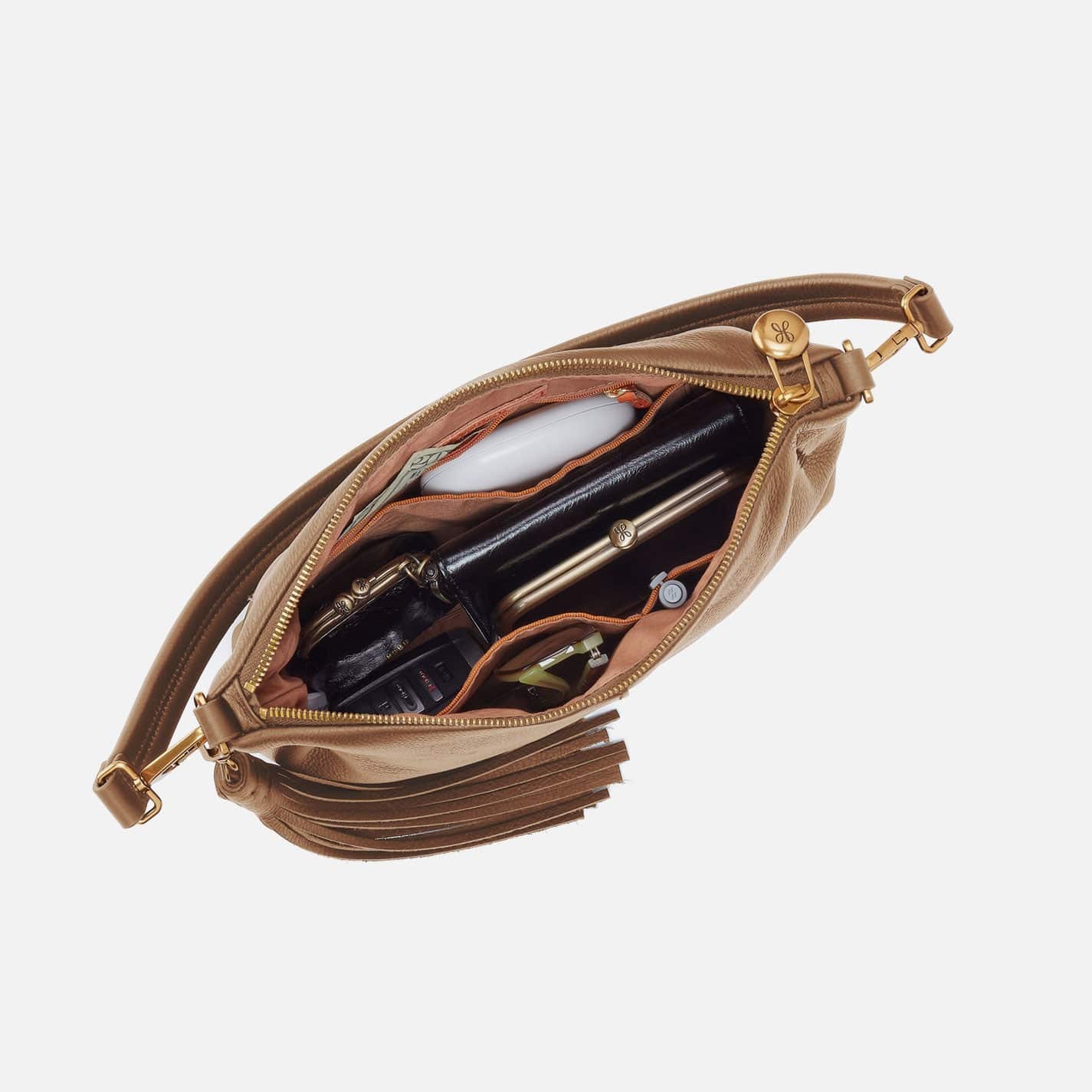 Hobo Kori Crossbody in Pebbled Leather, Cedar Sagebrush - Little Miss Muffin Children & Home