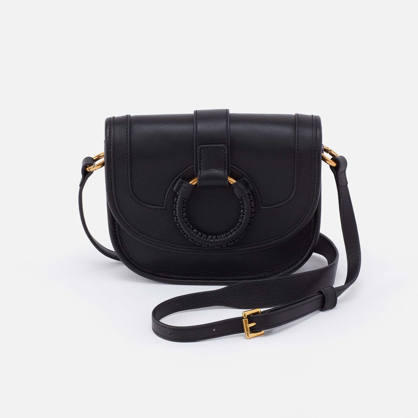 Hobo Kiva Small Crossbody in Pebbled Leather, Black - Little Miss Muffin Children & Home